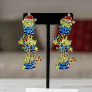 BaubleBar Disney x Pixar Toy Story Alien Christmas Dangle Earrings,